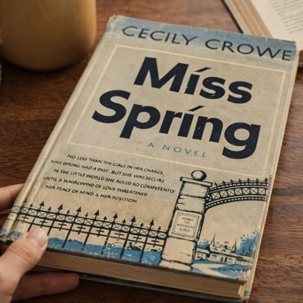 Miss Spring Cecily Crowe 1953 First Edition Signed Book